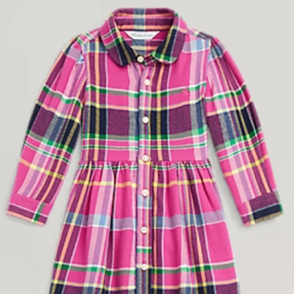 Ralph Lauren Plaid Twill Shirtdress